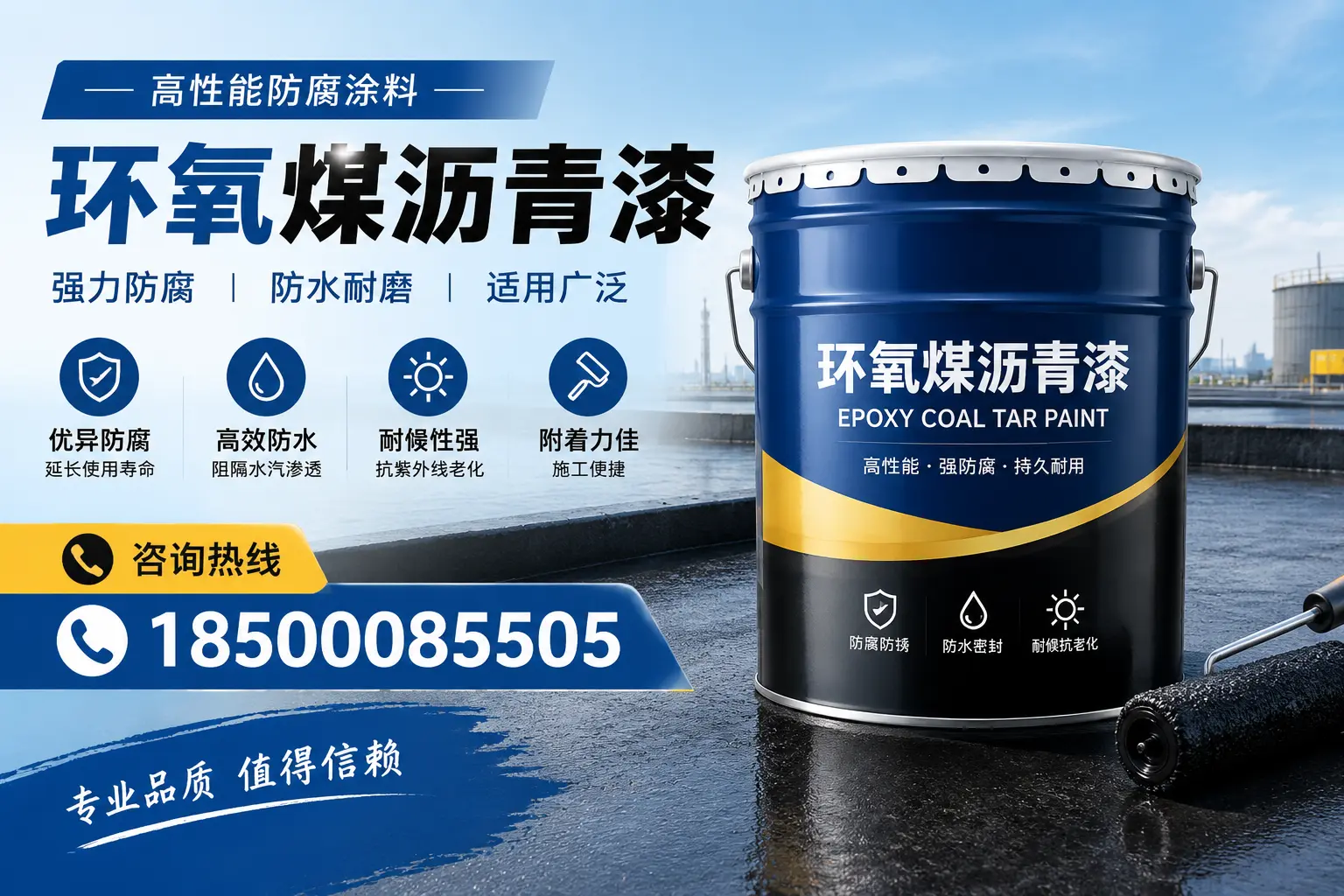 环氧煤沥青漆的主要成分与功能，厦门用户深度了解